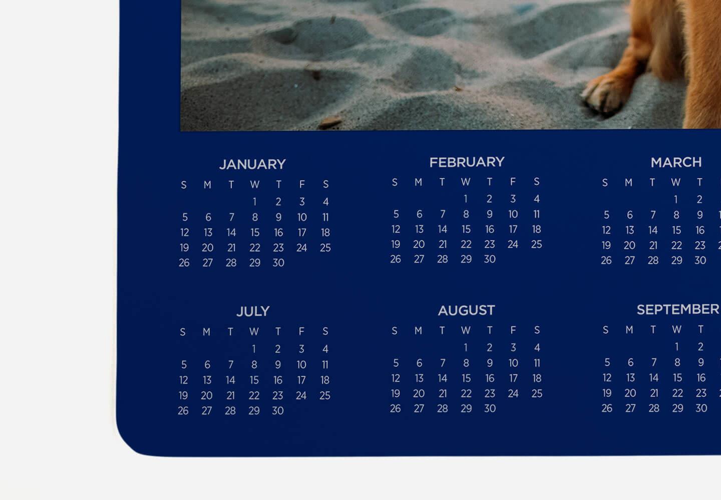 Mouse Pad Calendar with Custom Photo Order Online Blacks.ca