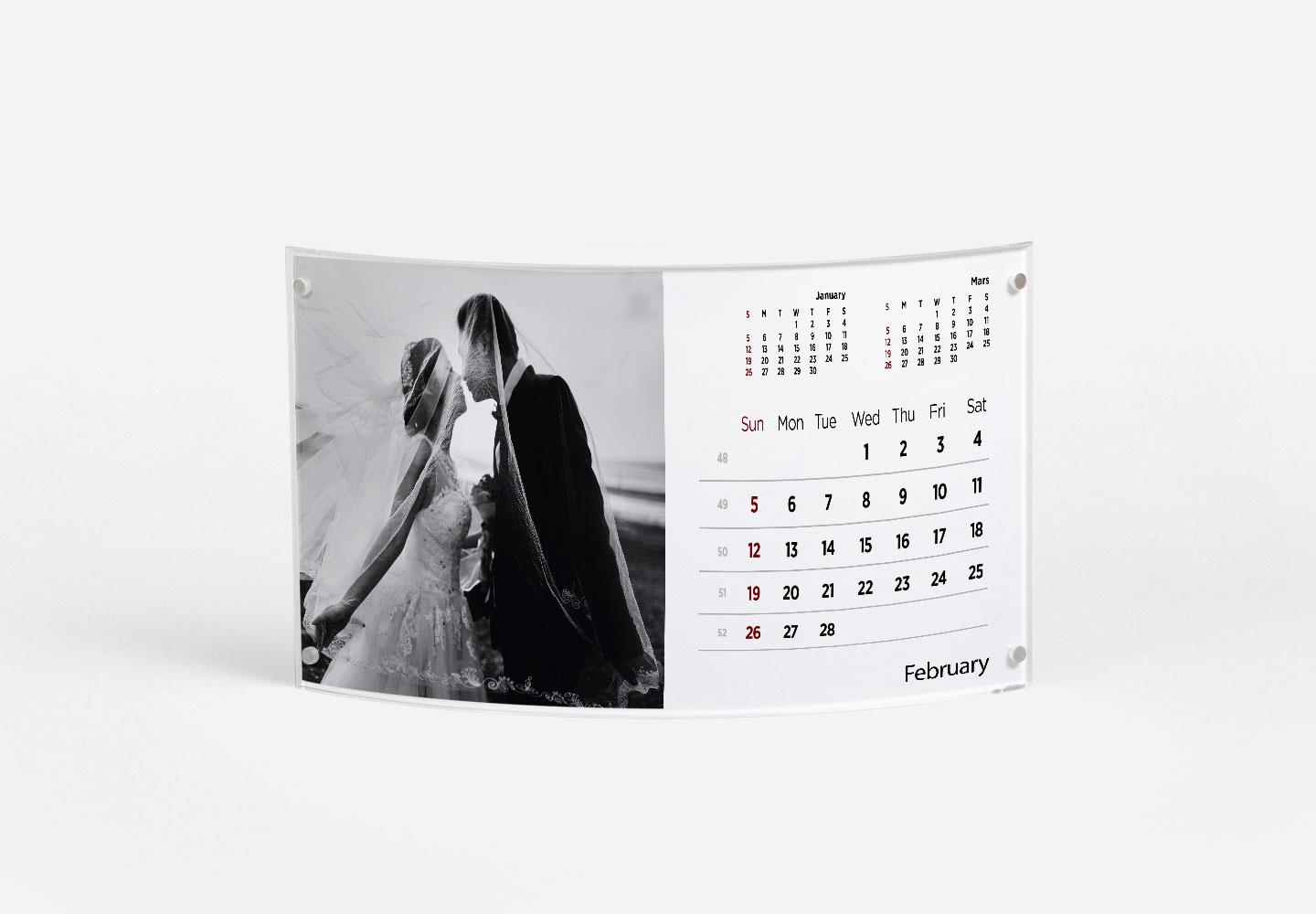 acrylic calendar